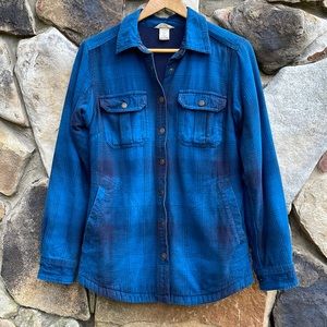 Duluth Trading Fleece-lined Shirt Jacket Women XS